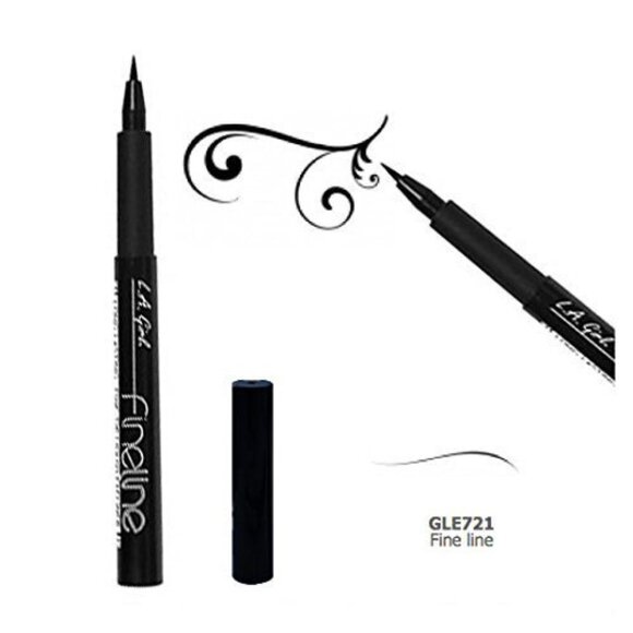 L.A. Girl Fineline Long Lasting Fine Tip Liquid Eye Liner - Black - Picture 4 of 5